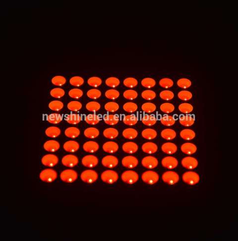 8x8 red led matrix 8x8 led matrix dot display and 5mm diameter led display for advertising sign